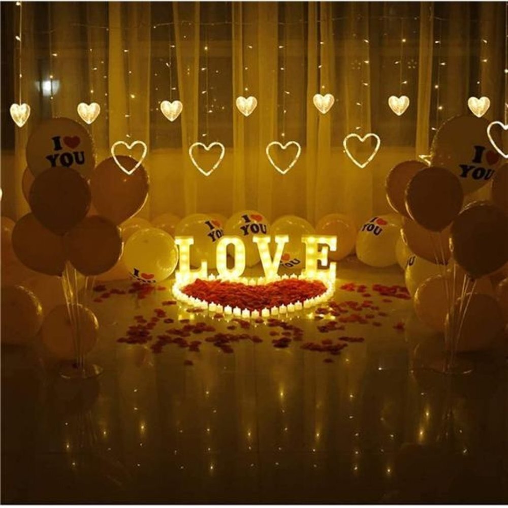 Heart-Shaped String Lights - Picture 4 of 4